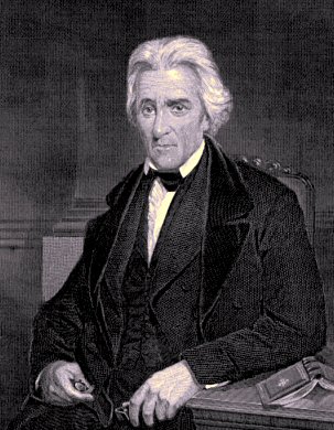 Portrait d'Andrew Jackson.