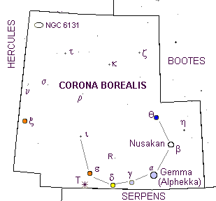 Constellation de la Couronne Boréale.