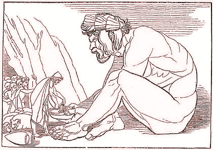 Ulysse et Polyphème.