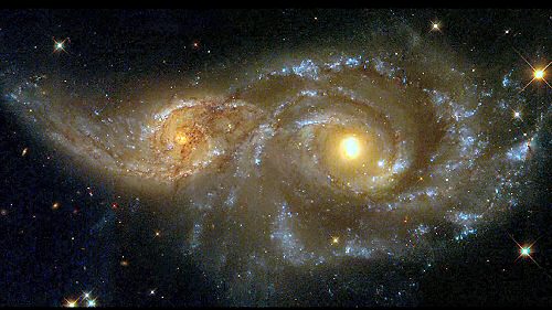 NGC 2207 et IC 2163