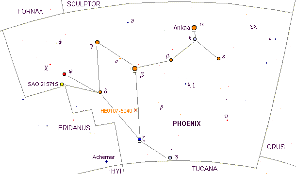Constellation du Phénix.