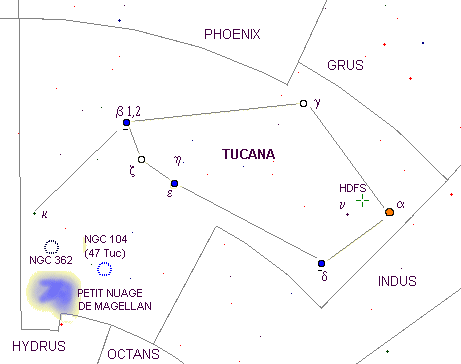 Constellation du Toucan.