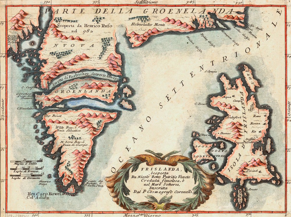 Carte de l'Islande (1692).
