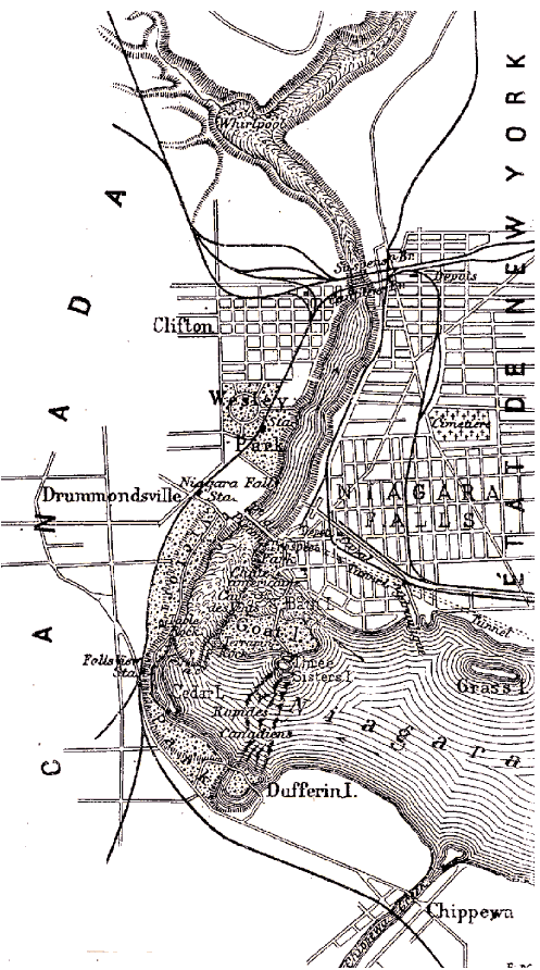 Carte du Niagara.