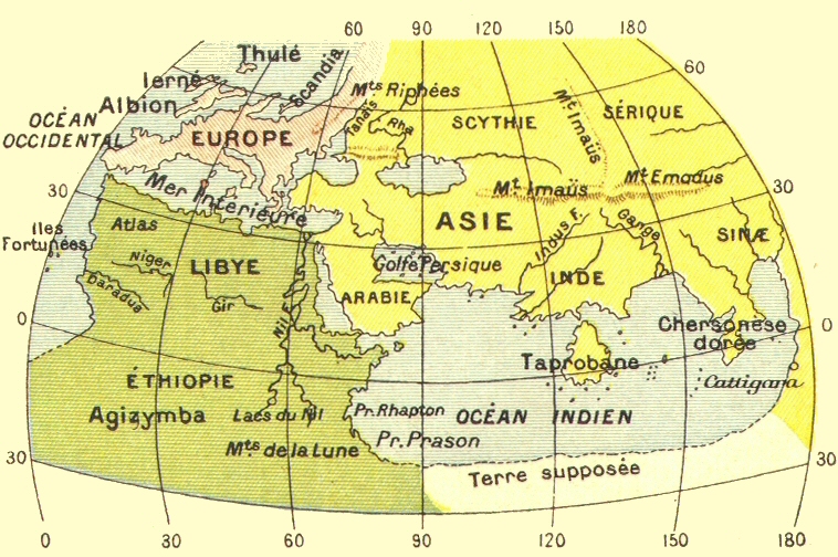 Carte de Ptolme.