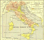 Italie sous la domination des Lombards.