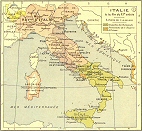 Italie à la fin du XIe siècle.