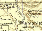 Carte de Memphis.