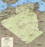 Topographie de l'Algérie.