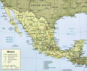 Géographie du Mexique.