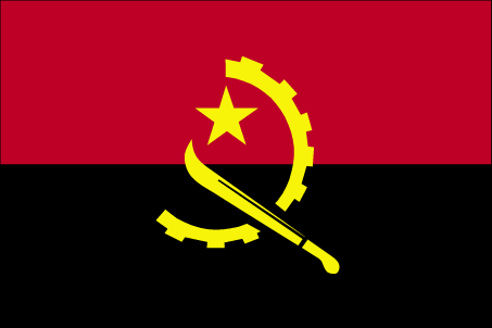 Drapeau de l'Angola.