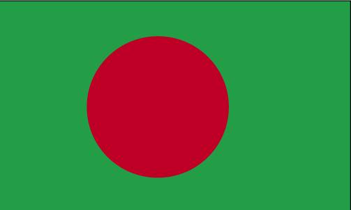 Drapeau du Bangladesh.