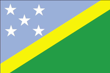 Drapeau des îles Salomon.
