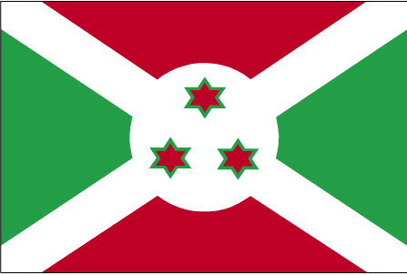 Drapeau du Burundi.