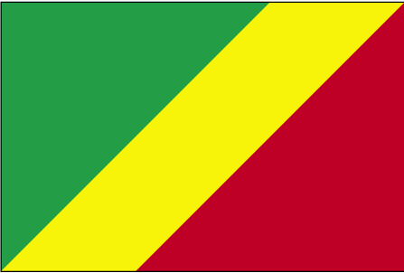 Drapeau de la République du Congo.