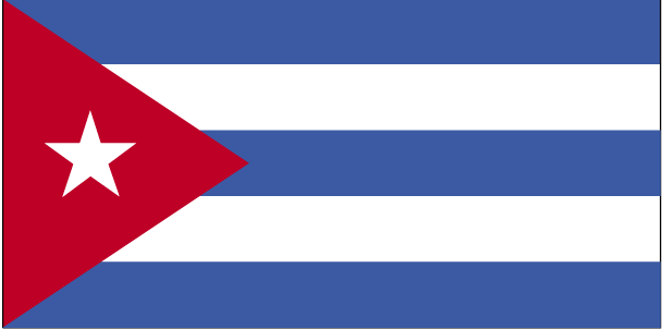 Drapeau de Cuba.