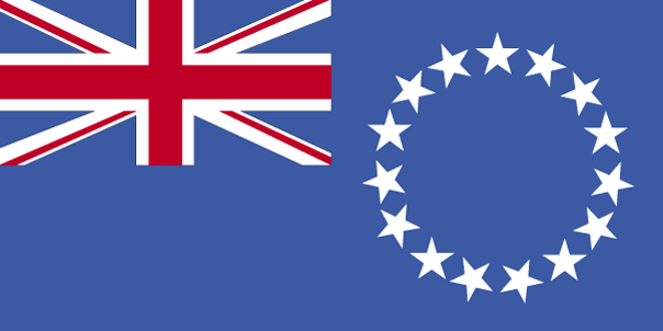 Drapeau des îles Cook.