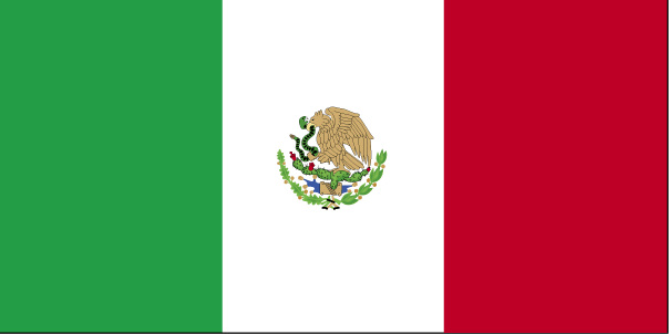 Drapeau du Mexique.