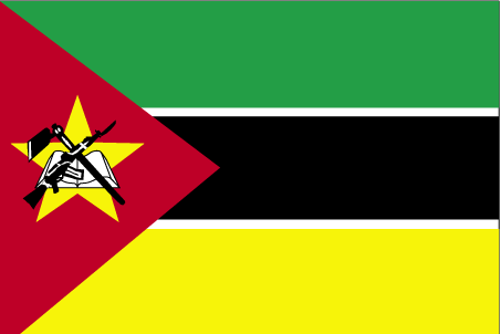 Drapeau du Mozambique.