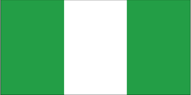 Drapeau du Nigeria.