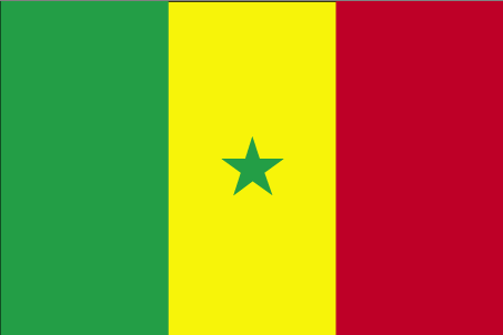 Drapeau du Sénégal.