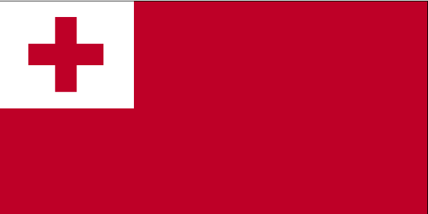 Drapeau des les Tonga.