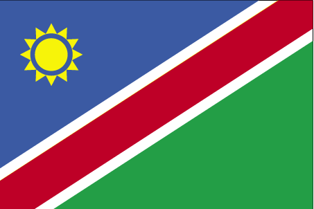 Drapeau de la Namibie.