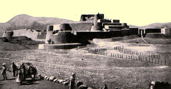 Photo d'une forteresse en Afghanistan.