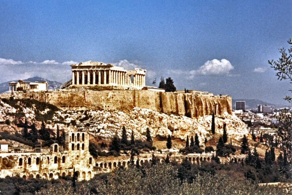 L'Acropole d'Athènes.