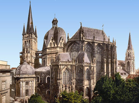 Aix-la-Chapelle (Aachen) : la cathédrale.