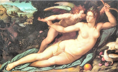 Allori : Vénus et Cupidon.