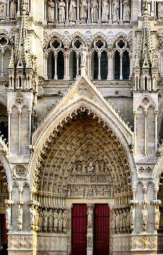 Portail de la cathédrale d'Amiens.