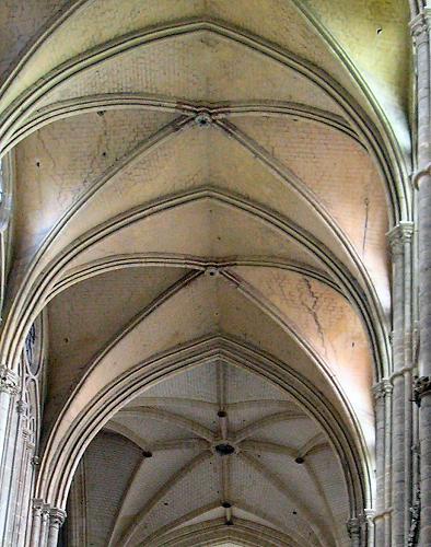 Cathédrale d'Amiens : croisées d'ogives.