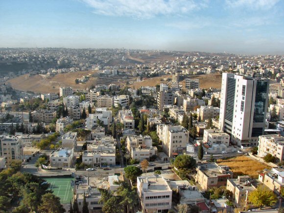 Amman et ses environs (Jordanie).