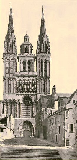 Angers : la cathédrale Saint-Maurice.