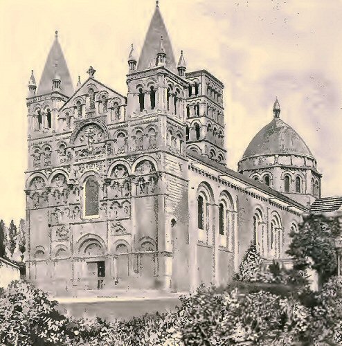 Angoulême : la cathédrale Saint-Pierre.