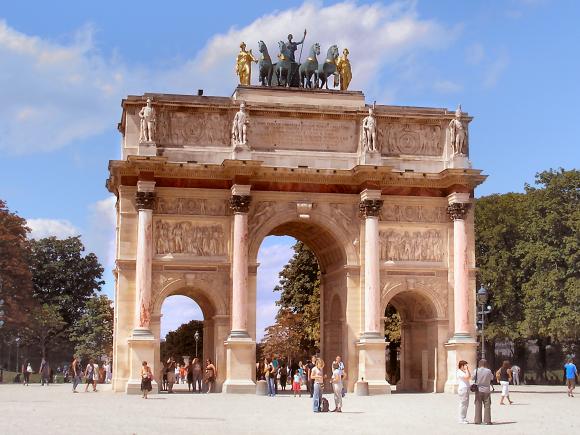 Paris : Arc du Carrousel.