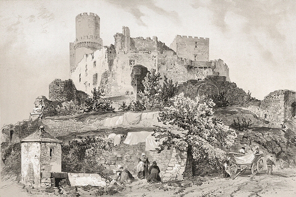 Auvergne : le château de Tournoel.