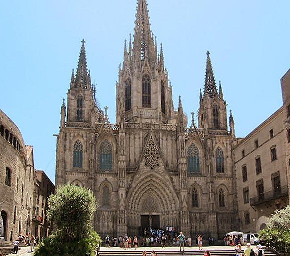 Barcelone : la cathédrale.