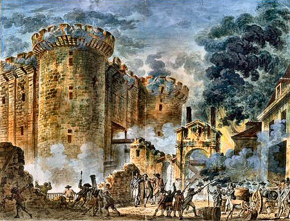 La Prise de la Bastille, le 14 juillet 1789.