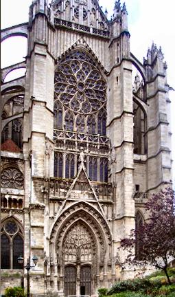 Beauvais : transept Nord de la cathédrale.