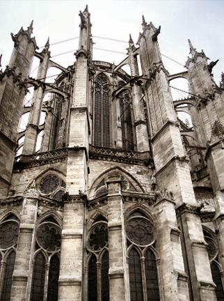 Beauvais : chevet de la cathédrale.