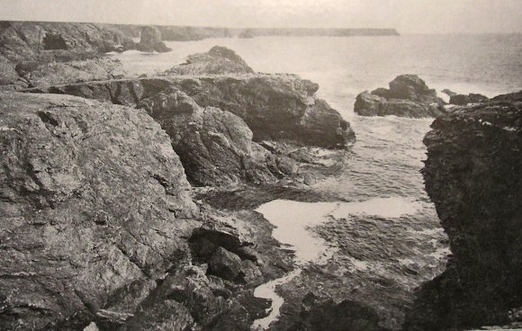 Morbihan : la côte sauvage de Belle-ÎIe.