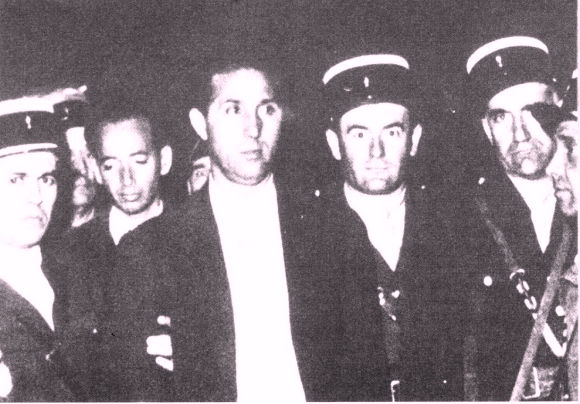 Arrestation de Ben Bella en 1956
