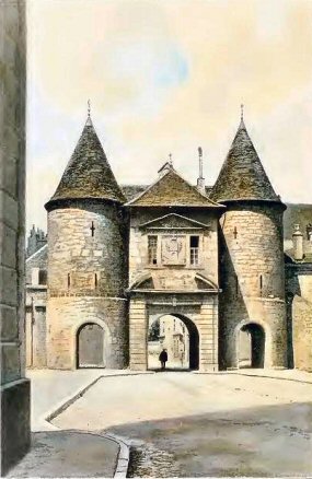 Besançon : la porte Rivotte.