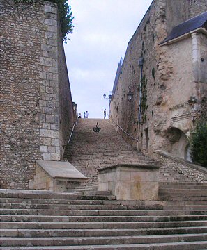 Escalier Saint-Martin, à Blois.