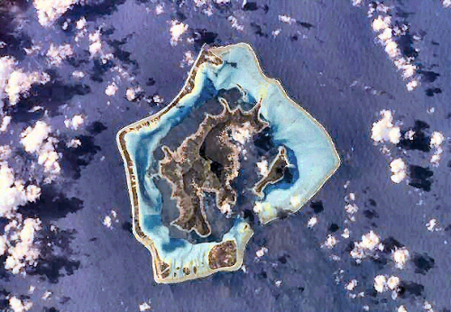 Archipel de la Société : Bora Bora.