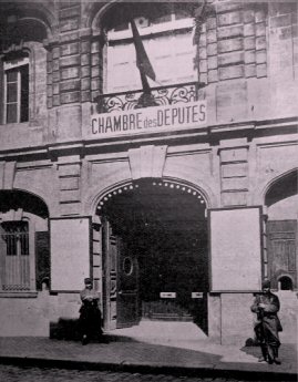 Bordeaux : chambre des dputs pendant la Premire Guerre mondiale.