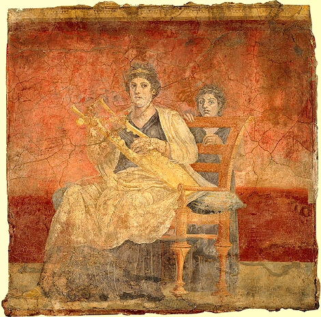 Peinture romaine : une fresque de Boscoreale.
