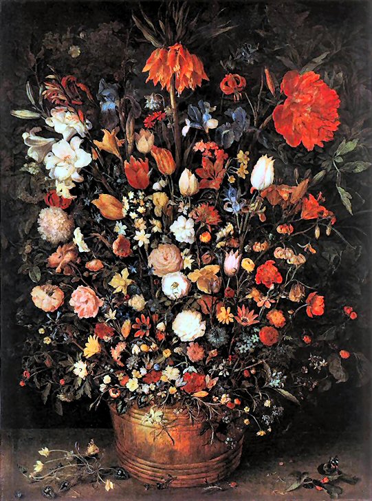 Breughel de Velours : bouquet de fleurs.